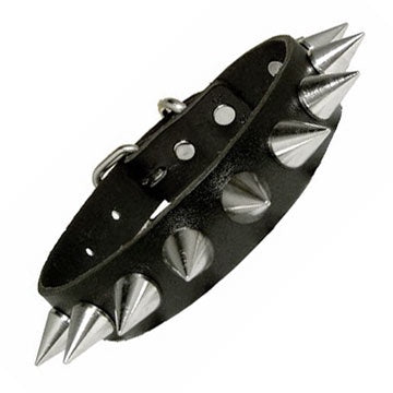 Collar With Large Cone Spikes