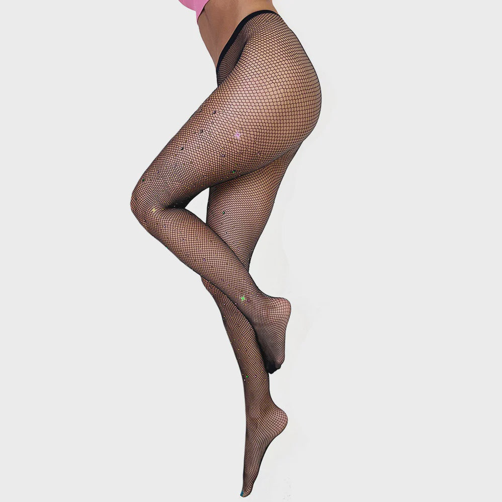 Mardi Gras Fishnet Tights