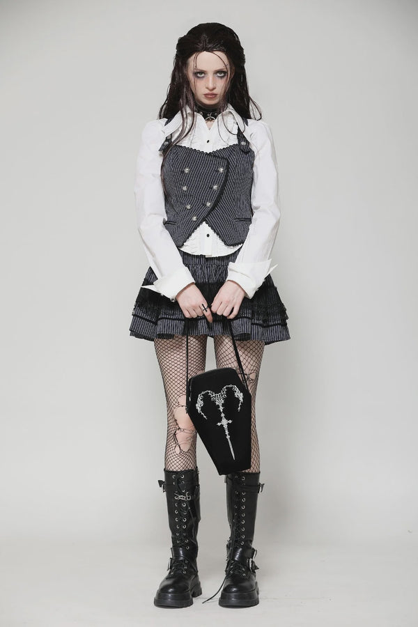 Horn Embroidery Coffin Bag