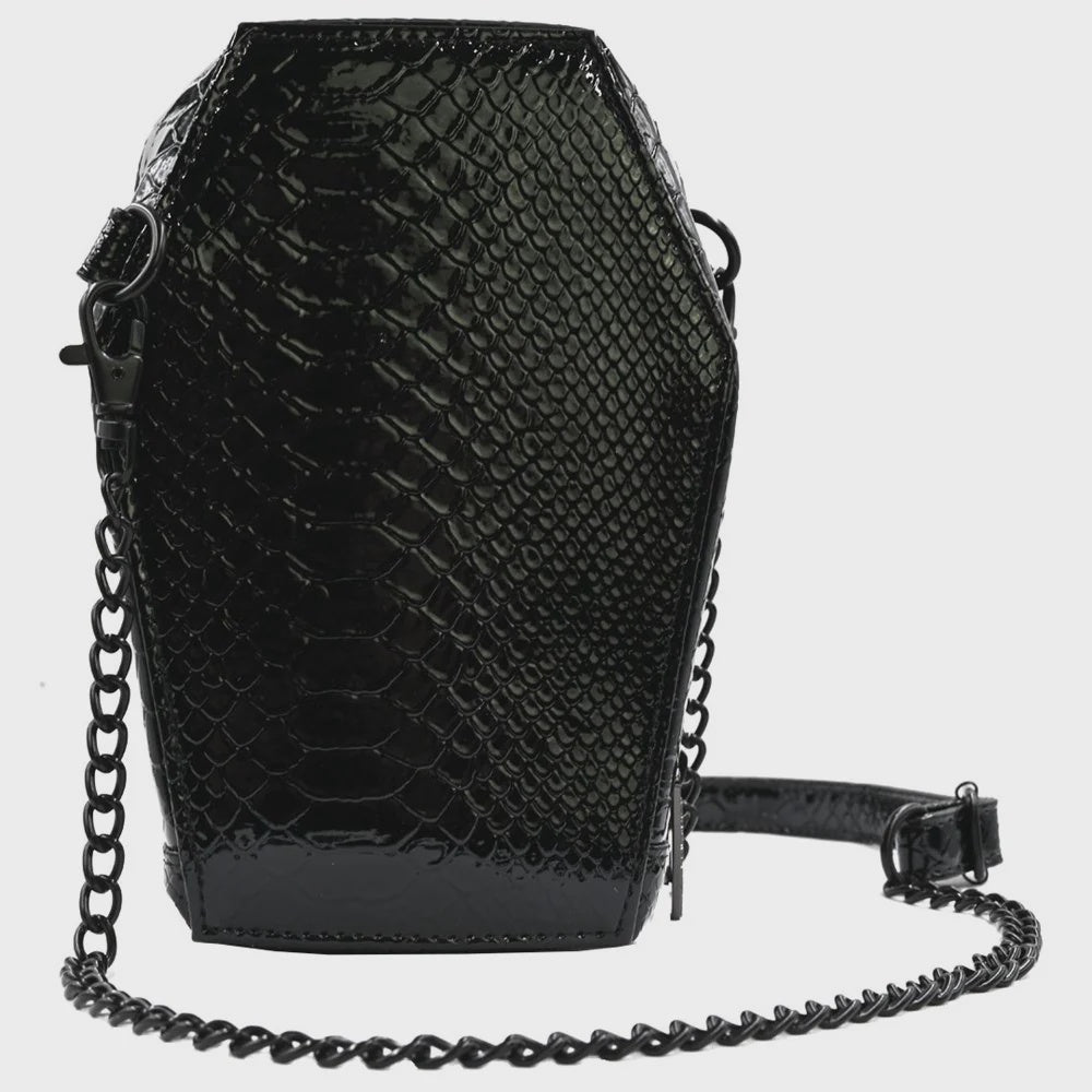 Coffin Mini Crossbody Skull Purse