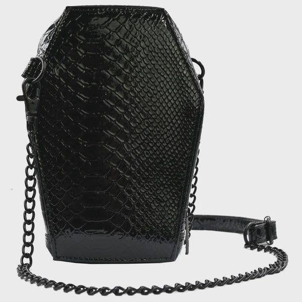 Coffin Mini Crossbody Skull Purse