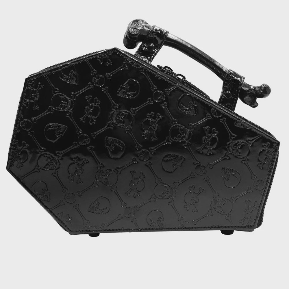Coffin Mini Crossbody Skull Purse
