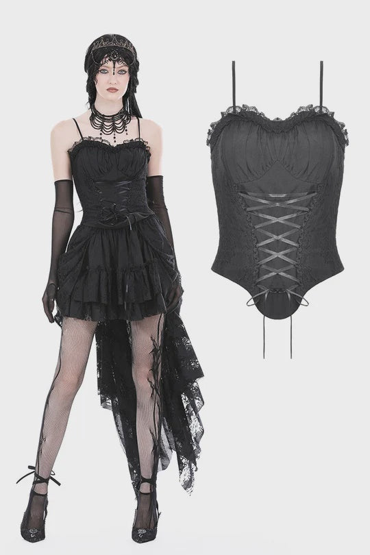 Womens Gothic Laceup Corset