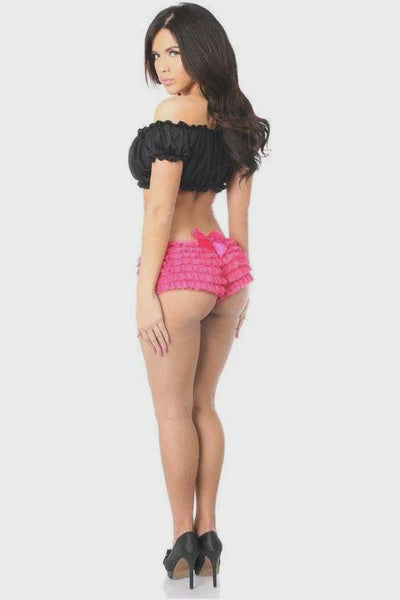 Black Peasant Top