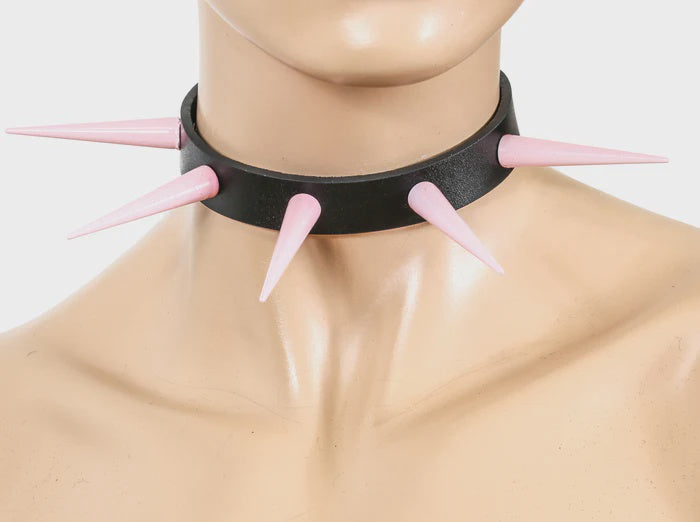 Color Spike 3" Pin Spike Choker