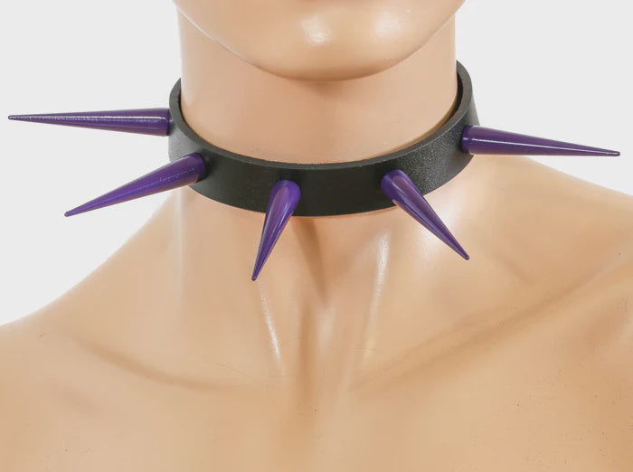 Color Spike 3" Pin Spike Choker