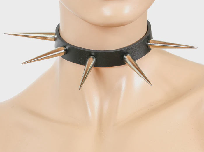 Color Spike 3" Pin Spike Choker