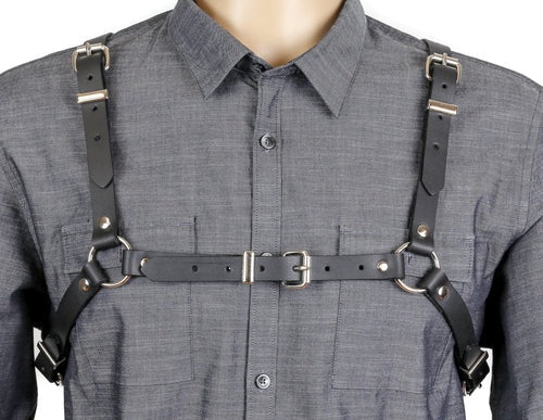 Skinny Genuine Cowhide Harness