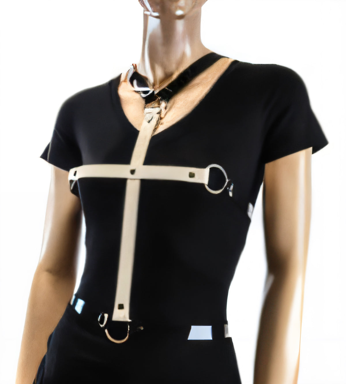 White Cross Harness