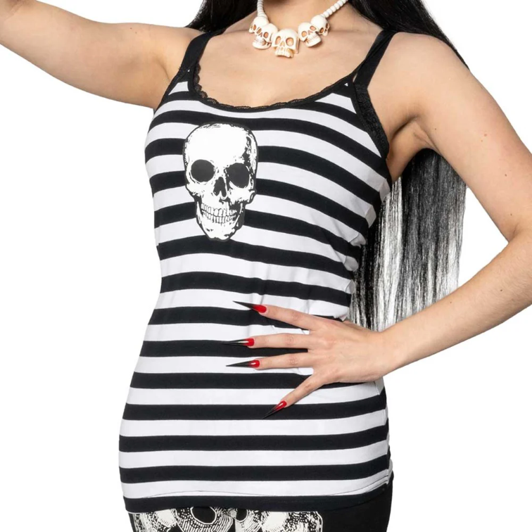 Skull Striped Cami