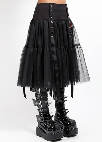 Tutu Ribbon Skirt Black