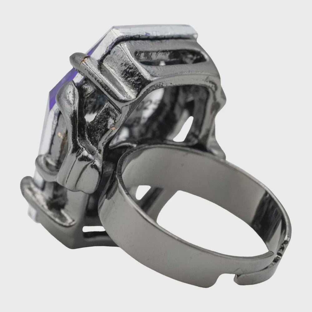 Elvira Coffin Jewel Purple Ring