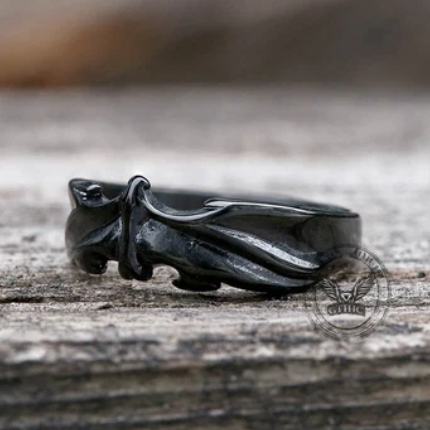 Vampire Bat Stainless Steel Ring