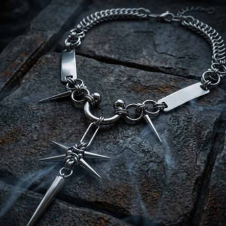 Spike Star Clavicle Necklace