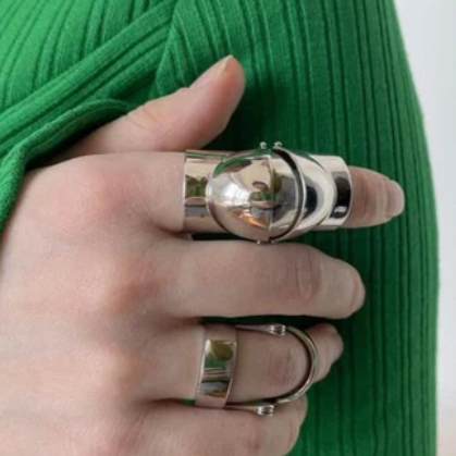 Punk Armor Fingertip Ring