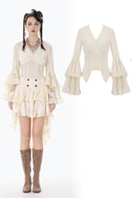 Steampunk Lace Flare Top