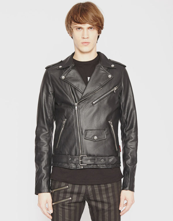 Faux Leather Moto Jacket