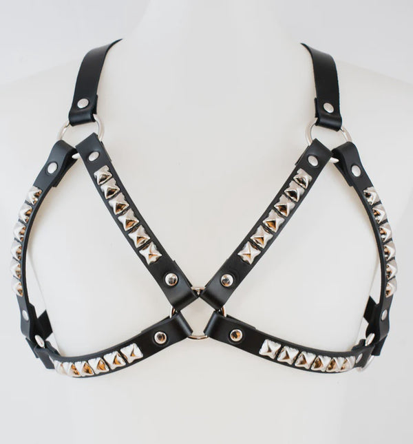 Pyramid Studded Bra