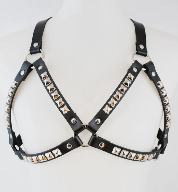 Pyramid Studded Bra