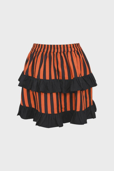 Rouched Bustle Skirt