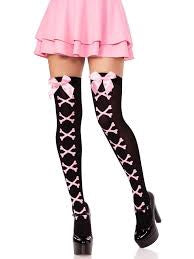 Cross Bone Thigh High