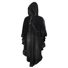 Hooded Velvet Cape