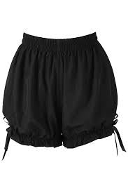 Black Crepe Bloomers