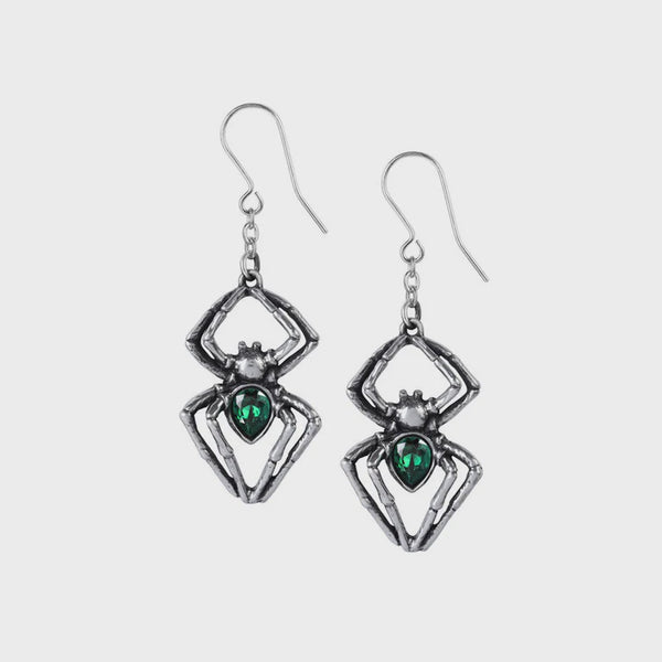 Emerald Venom Earrings
