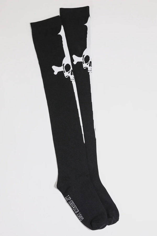 Dagger Thigh High Socks