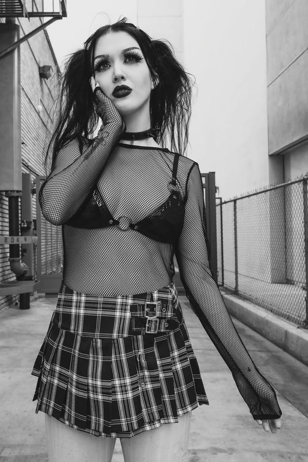 Classic Ls Fishnet Top
